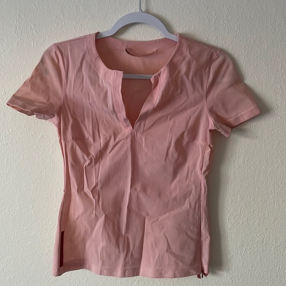 Prada mesh V neck Top